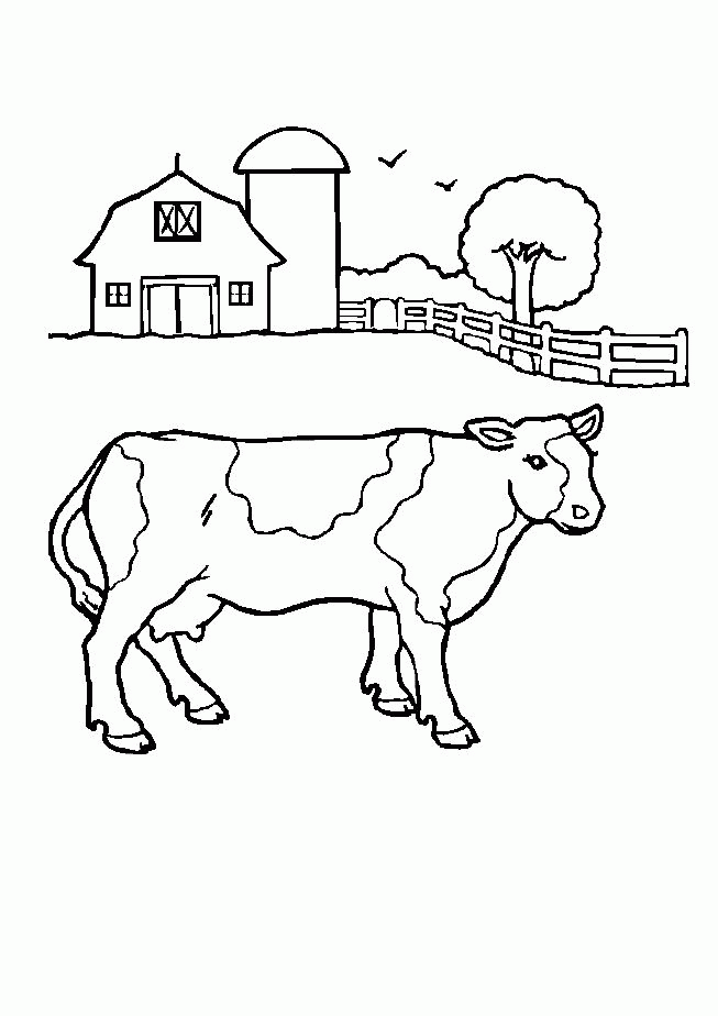 Farmer Colouring Pages