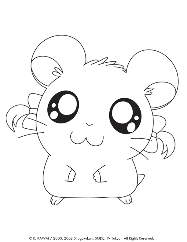 Hamtaro | Coloring pages