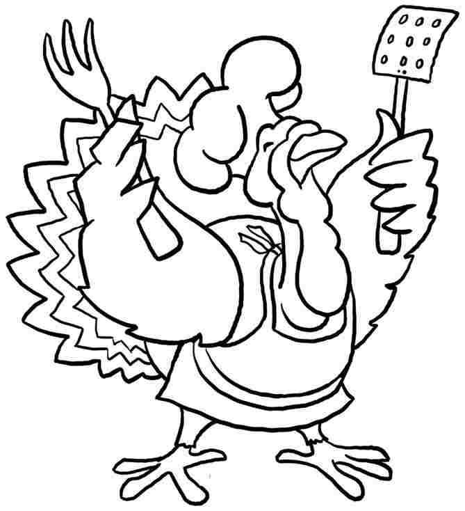Turkey Coloring Pages and Book | Unique Coloring Pages