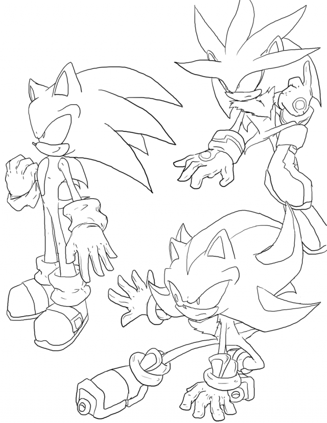 21+ Silver Sonic Coloring Pages