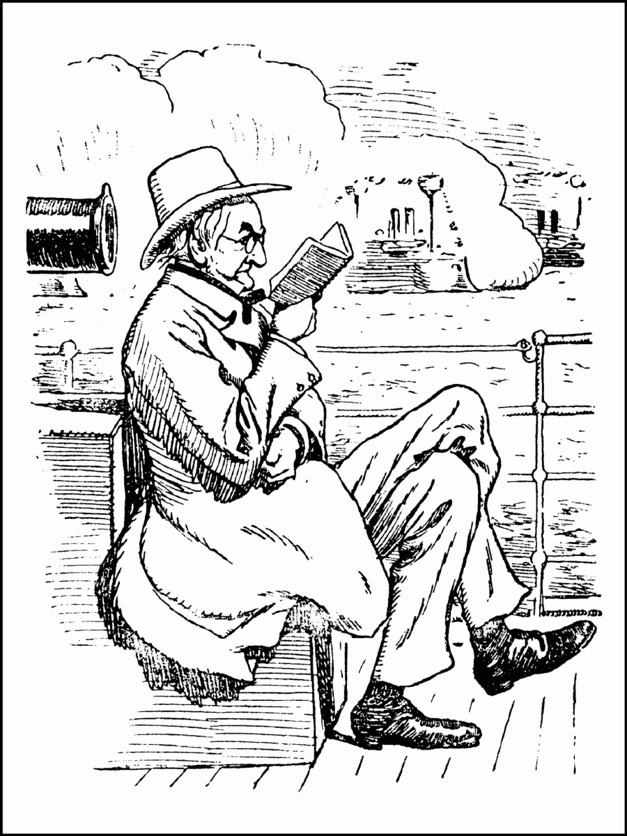 drawing-of-old-man-reading-books-clip-art-library