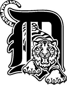 black detroit tigers logo - Clip Art Library