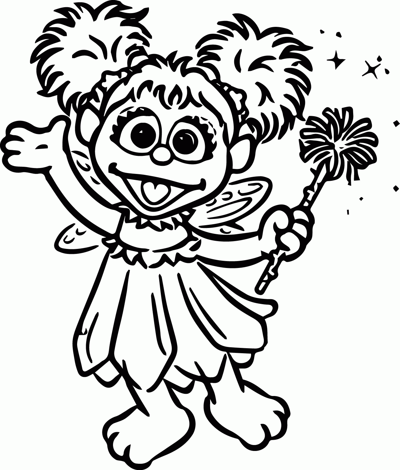 Abby Sesame Street Coloring Pages Clip Art Library 53850 | The Best ...