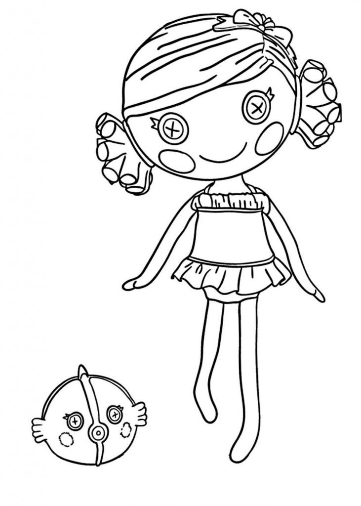 Lalaloopsy| Coloring Pages for Kids- Free Coloring Sheets to print