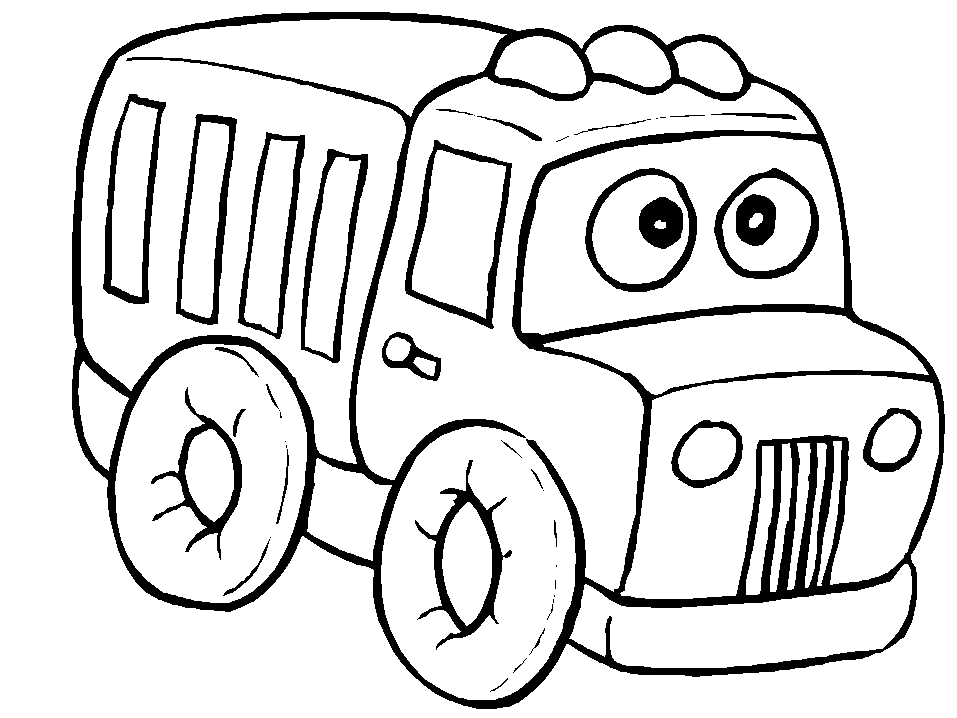 Coloring Page - Truck coloring Page