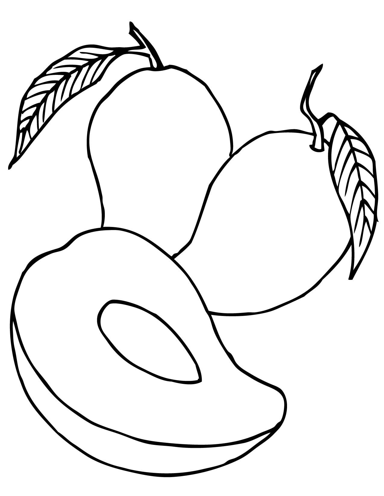 Free Mango Coloring Pages, Download Free Mango Coloring Pages png ...