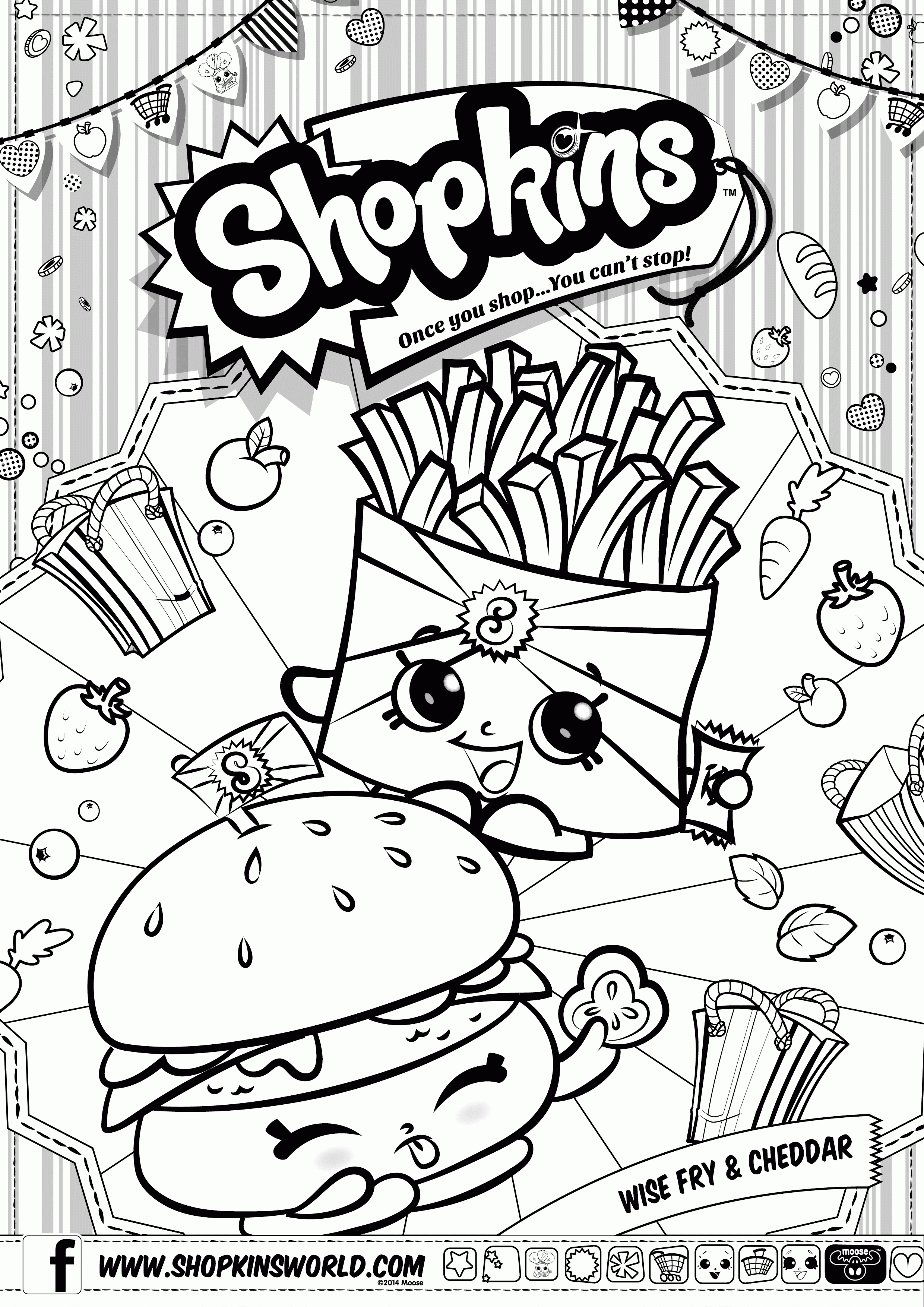 coloring pages shopkins - Clip Art Library