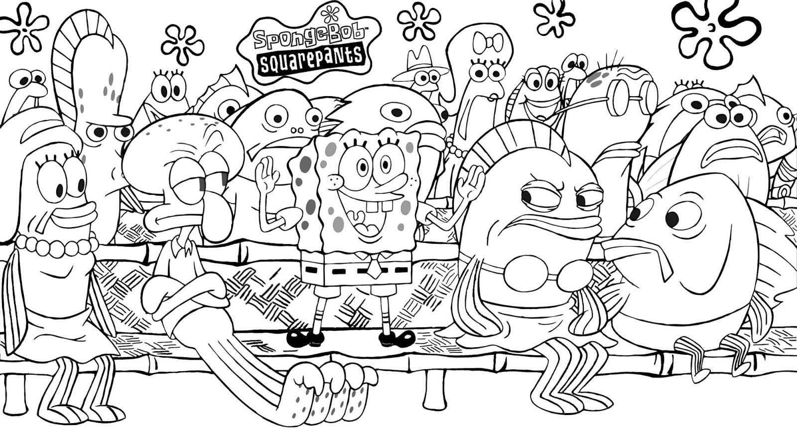 Free Printable Spongebob Worksheets Easy