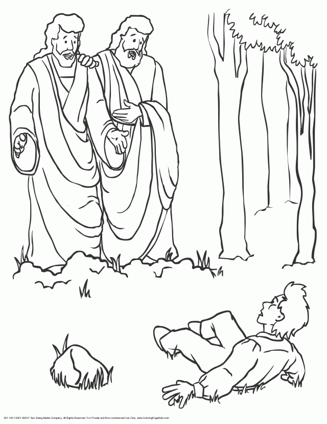 Joseph Smith First Vision Coloring Page Coloring Online Coloring
