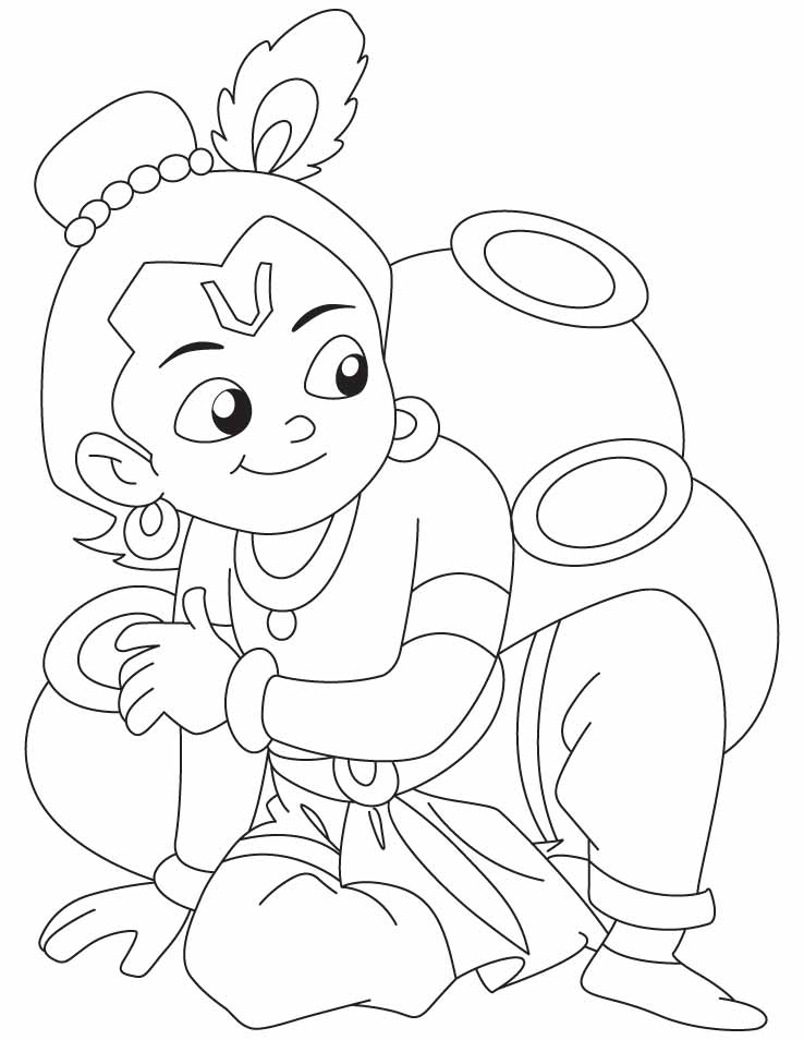 Little Krishna step by step drawing for kids l Krishna Rocks - YouTube-saigonsouth.com.vn