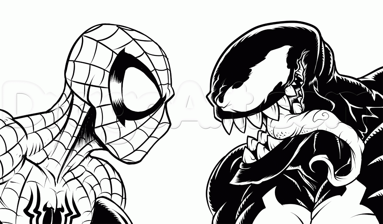 Spiderman, carnage, desenho, draw, marvel, venom, HD phone wallpaper |  Peakpx