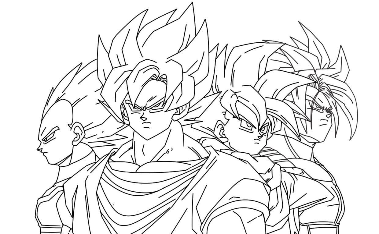 Vegeta Coloring Pages  