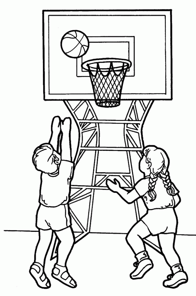 Basketball Coloring Pages 