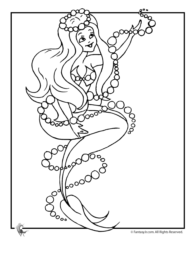 Mermaids Coloring Page | Free Printable Coloring Pages