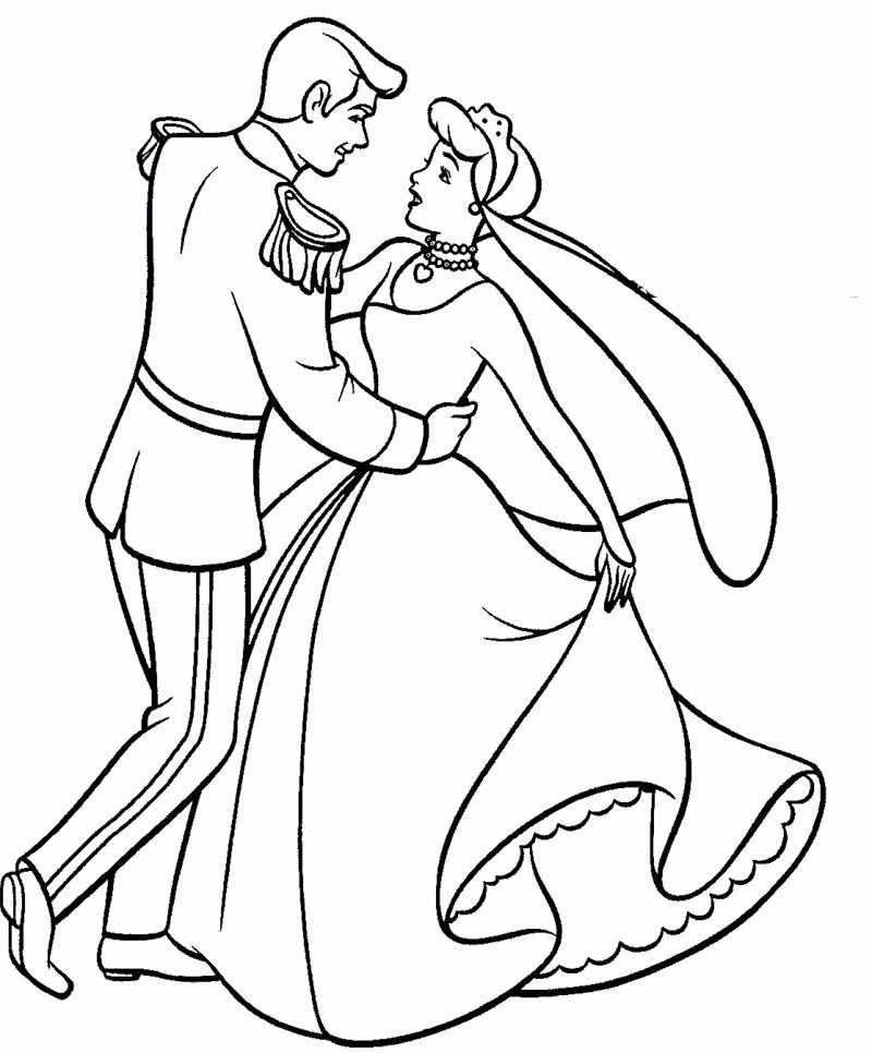 Glass Slipper Coloring Page