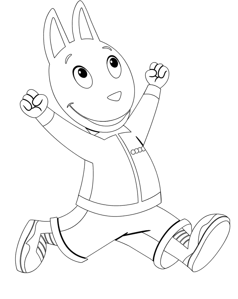 Backyardigans Jungle Coloring Pages Clip Art Library