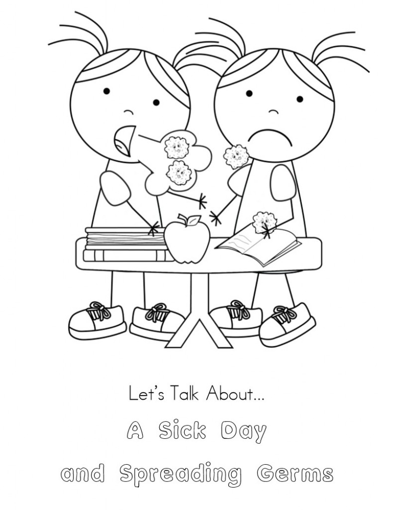 Germ Coloring Page Clip Art Library