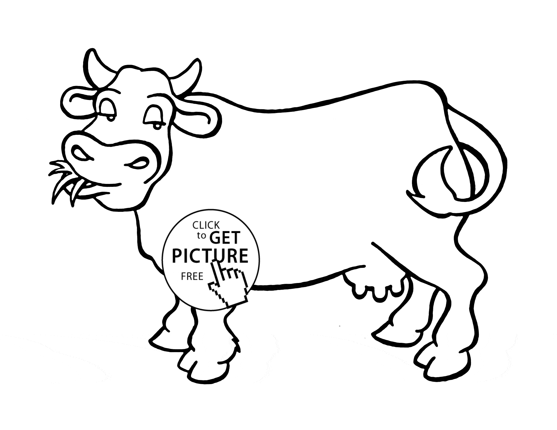 Free Cow Printable Coloring Pages, Download Free Cow Printable Coloring ...