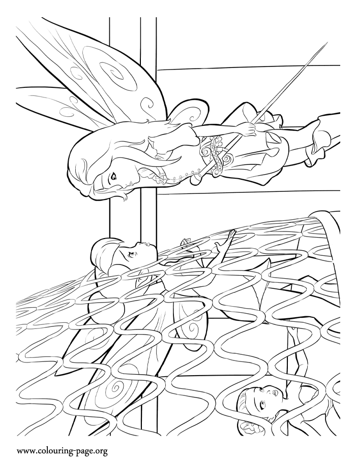 disney pirate fairy coloring pages