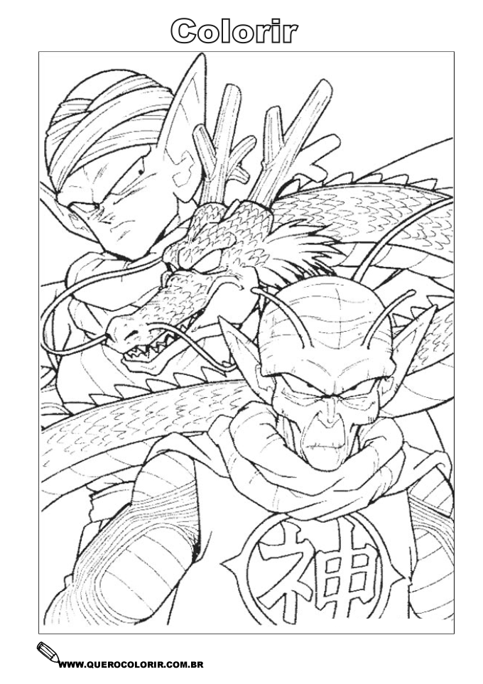 dragon ball z coloring pages - Clip Art Library