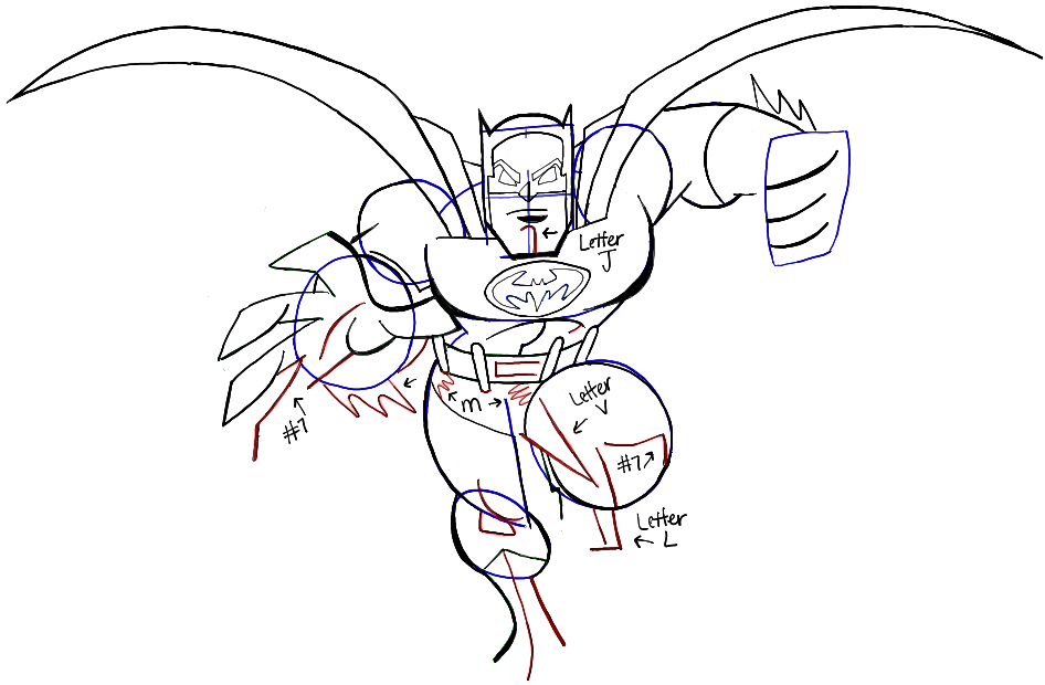 Batman Drawing Tutorial - Learn How to Draw the Dark Knight