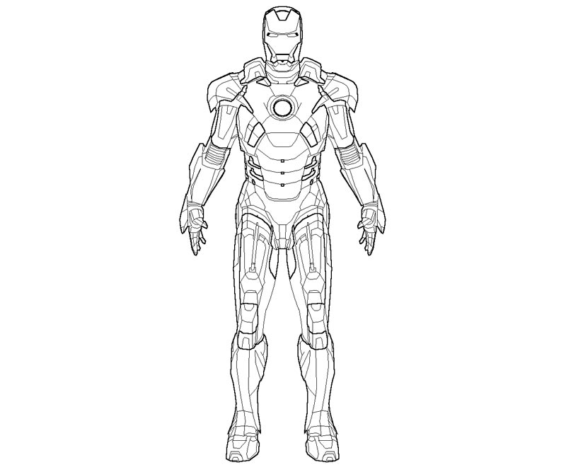 Iron Man Mk 85 Coloring Pages Coloring Pages