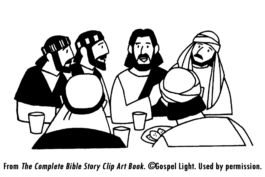 last supper drawing for kids - Clip Art Library