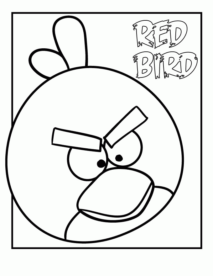 Free Printable Angry Bird 