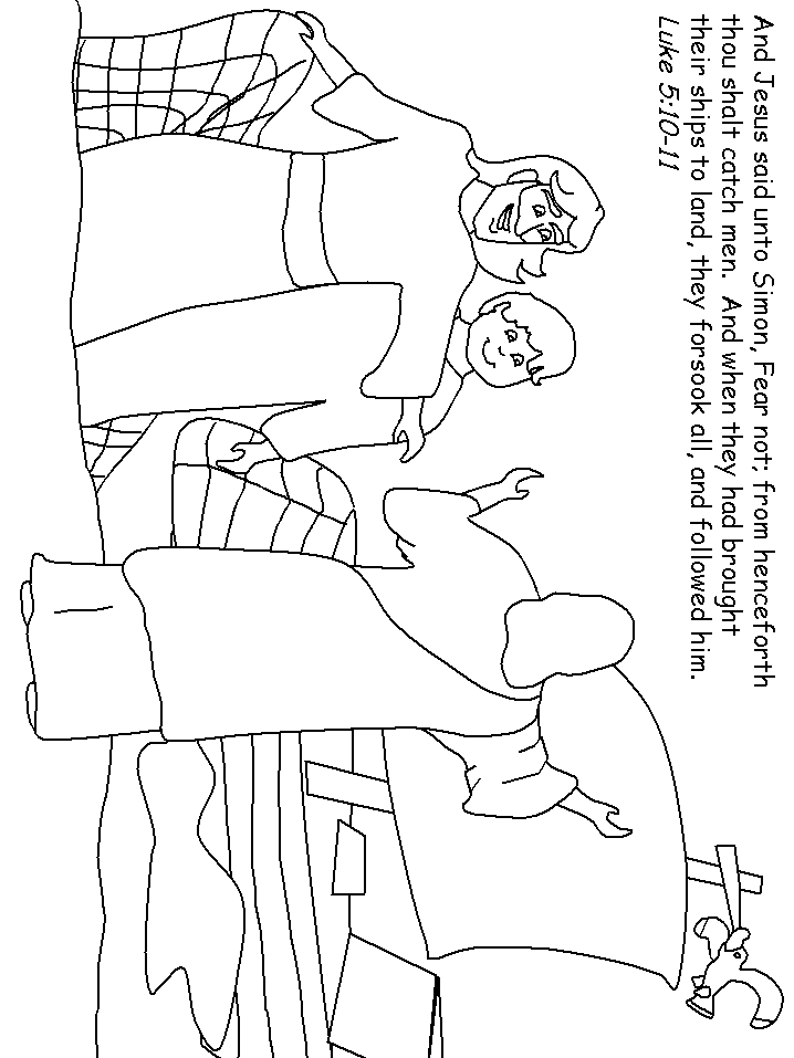 Peter Bible Coloring Page R N Clip Art Library