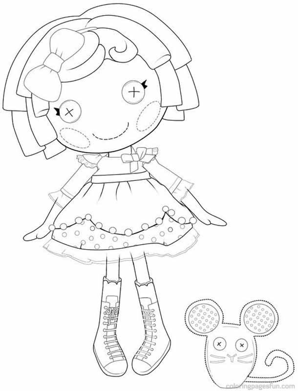 free coloring pages lalaloopsy