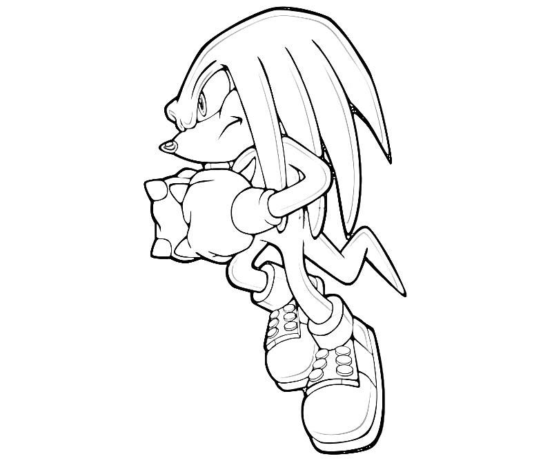 Metal Sonic Coloring Pages