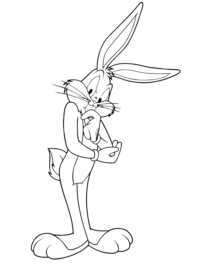 Free Printable Bugs Bunny Coloring Pages 