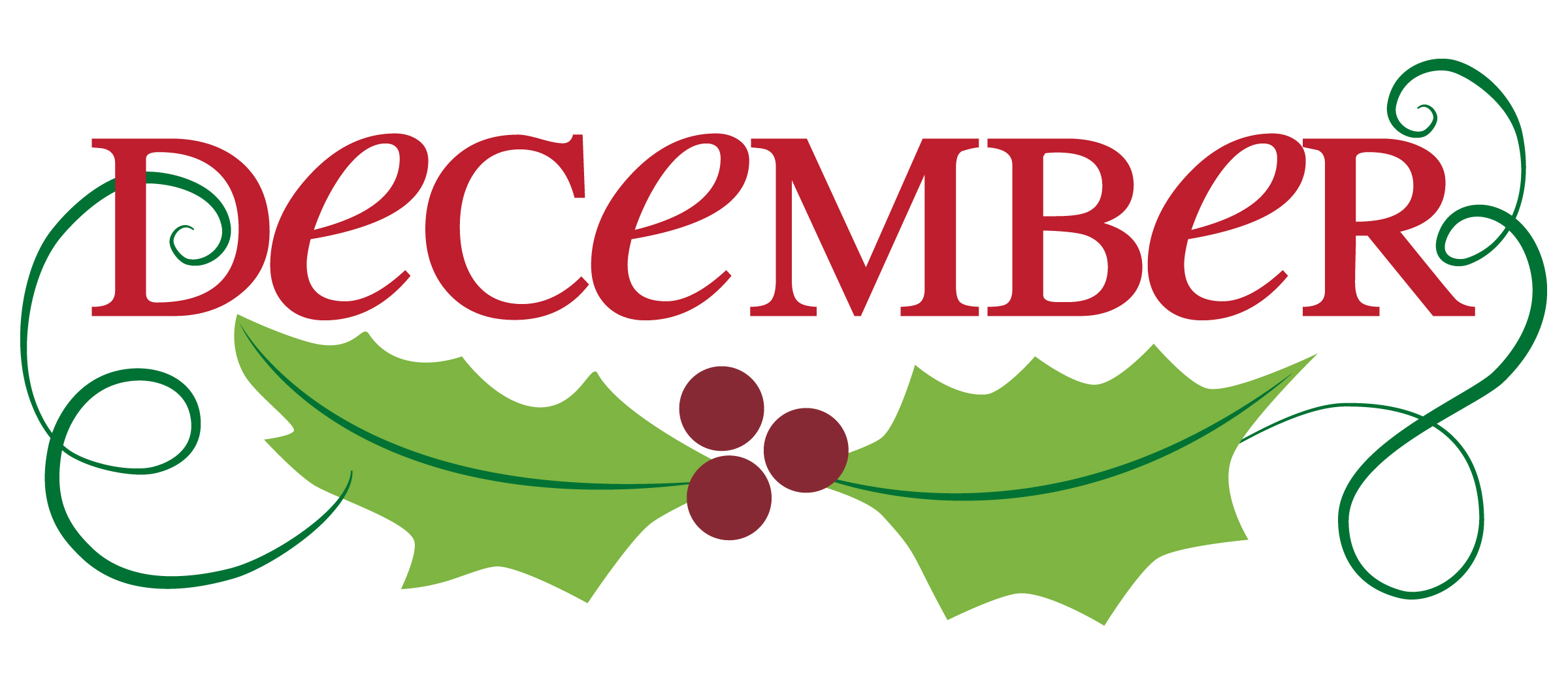 December Cliparts Creative Images For Celebrating The Final Month Of 