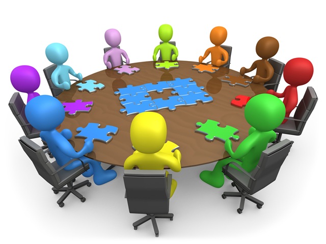 clipart meeting table