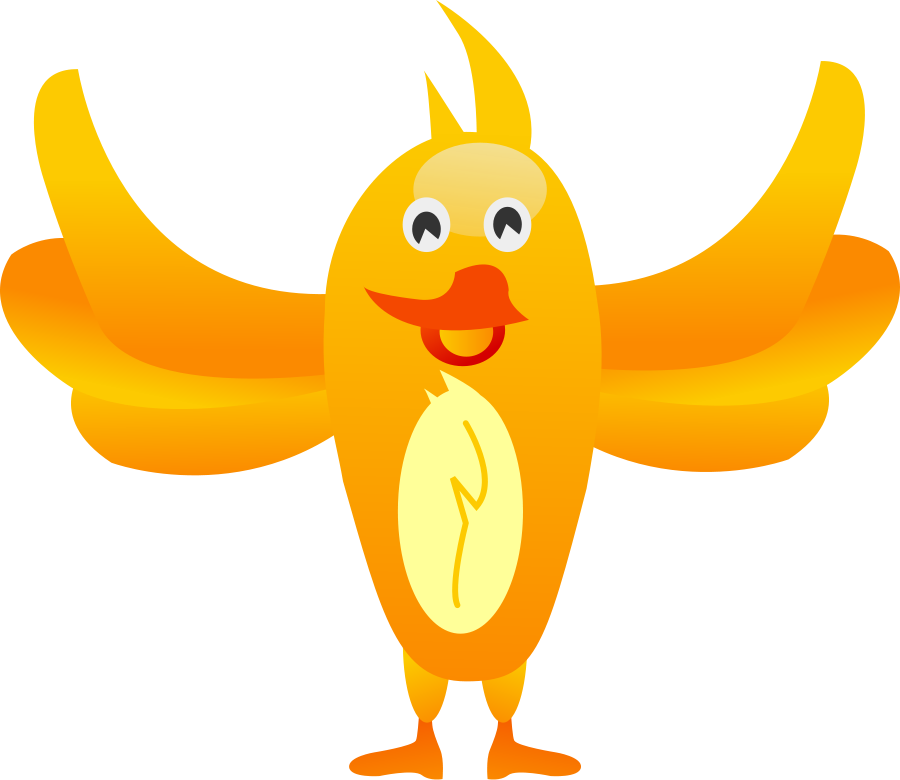 Yellow Bird Clipart Image & Pictures