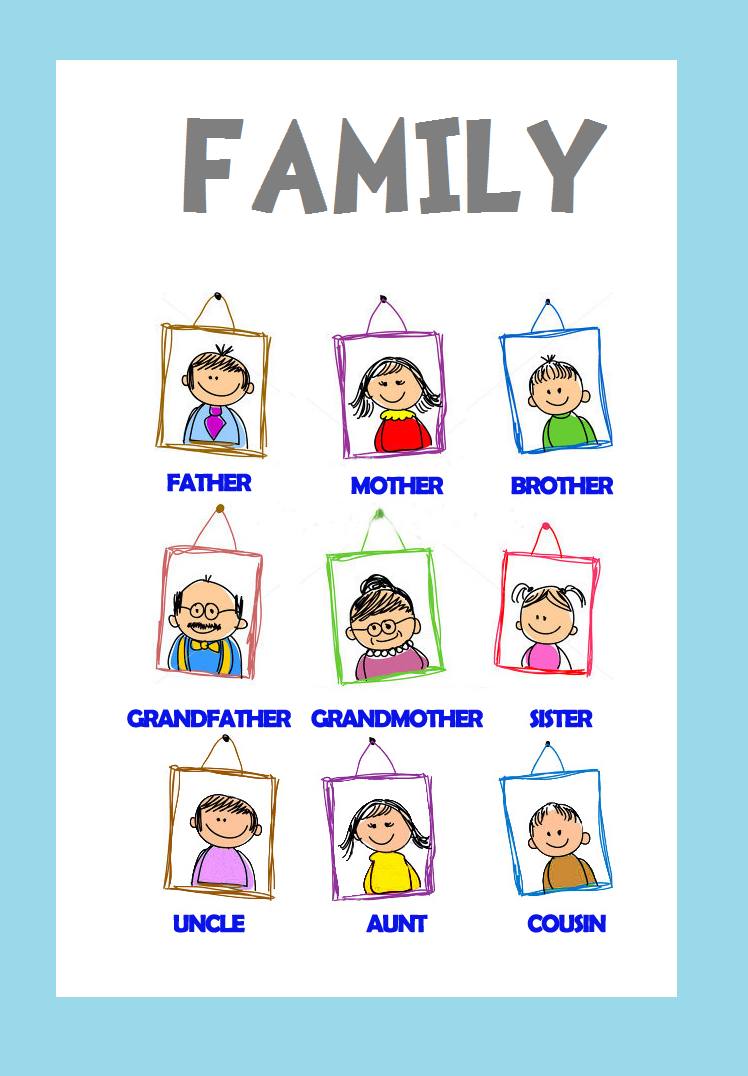 aunt uncle and cousin - Clip Art Library