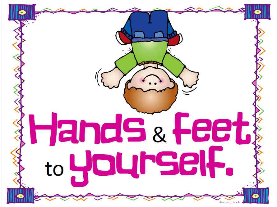 keep hands and feet to yourself picture
