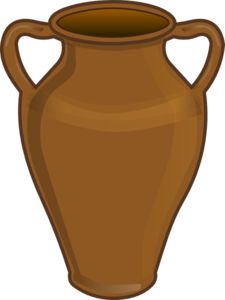 Ancient Amphora Vase - Traditional陶器 Storage Jar Illustration