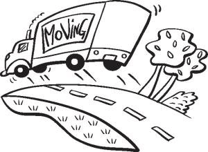 Moved To A New Location: Clipart 