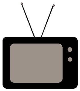 Vintage Television Icon - Retro TV Design for Media & Nostalgia Themes