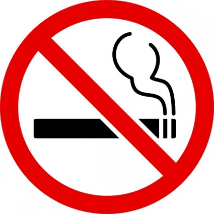 No Smoking Sign - Universal Prohibition Symbol for Smoke-Free Zones