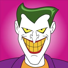 batman joker face cartoon - Clip Art Library