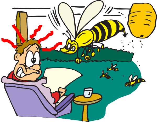 fear of bees - Clip Art Library