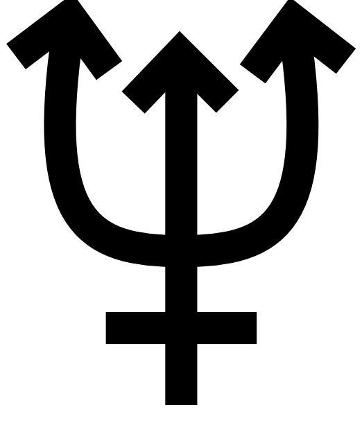 Neptune Symbol clip art Free Vector 