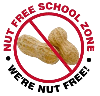 Nut-Free School Zone Signage for Allergy Safety