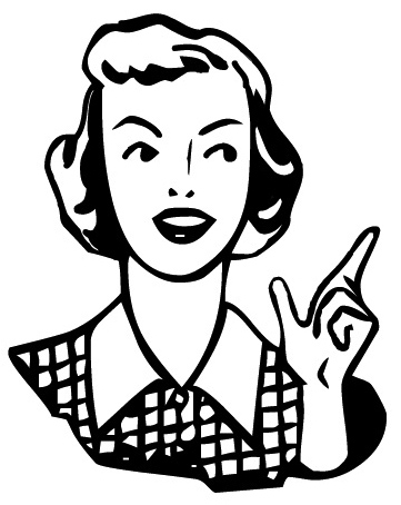 Retro Woman Clipart
