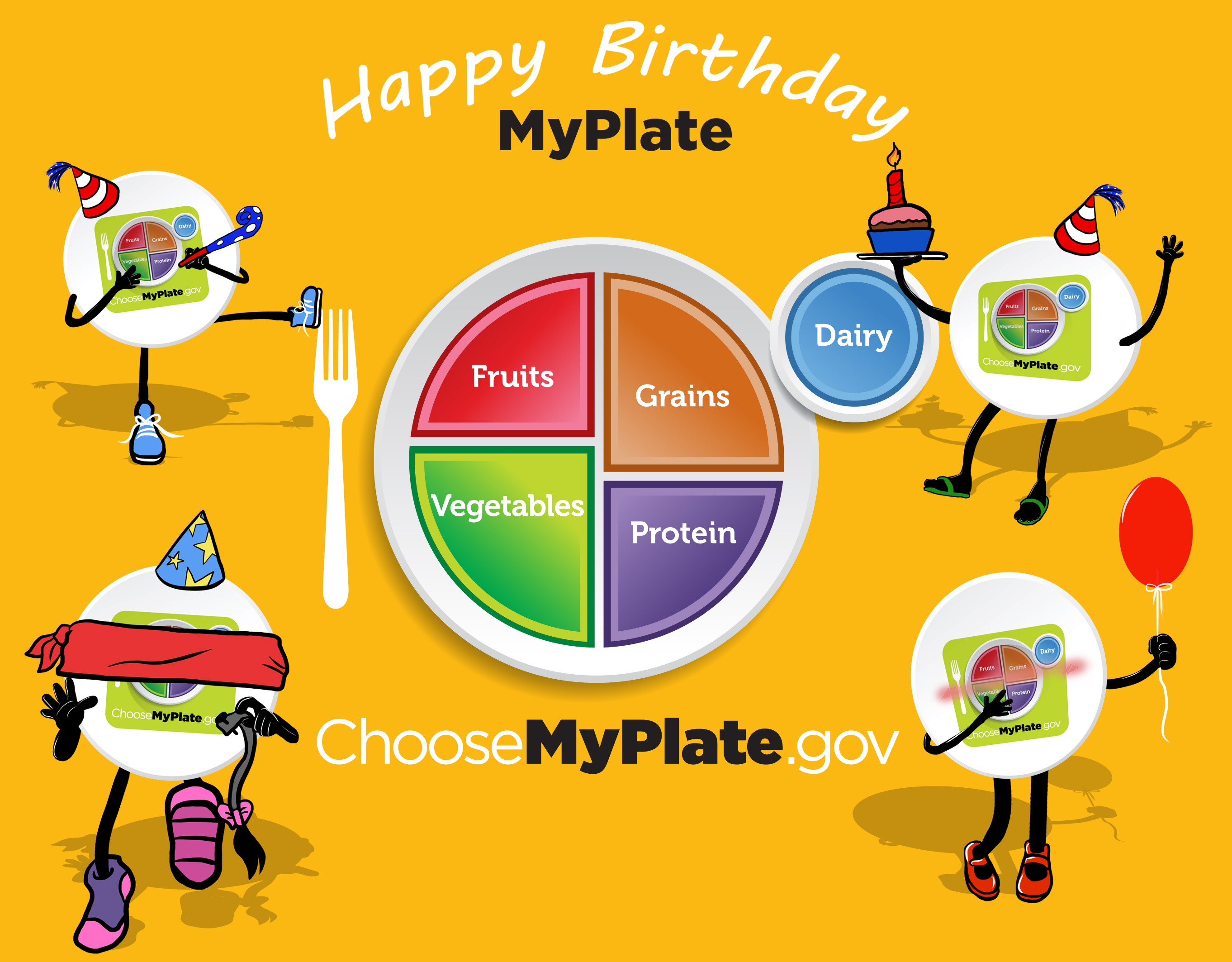 MyPlate Clip Art