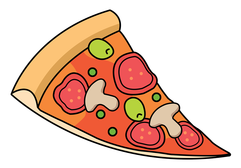 Classic Pepperoni Pizza Slice Illustration - Free Download & Usage
