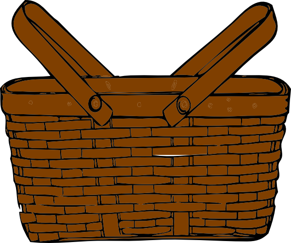 Empty Basket Clipart 