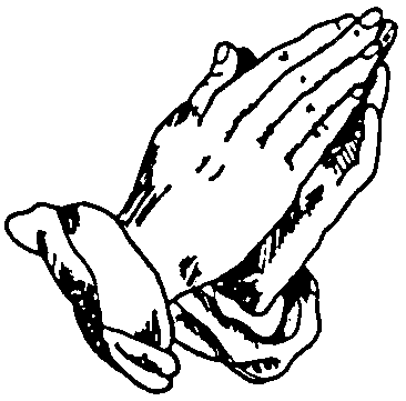 praying hands blue - Clip Art Library